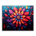 Zestaw Mistyczny Kwiat - Malowanie po numerach - Cheerful Painting