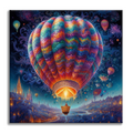 Zestaw Zaczarowany balon na ogrzane powietrze - Malowanie po numerach - Cheerful Painting