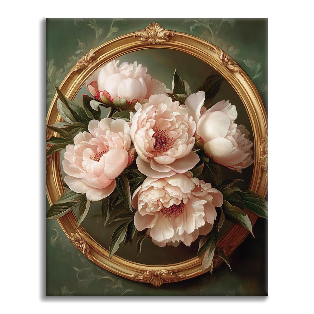 Kwitnące gałęzie - Malowanie według numerów