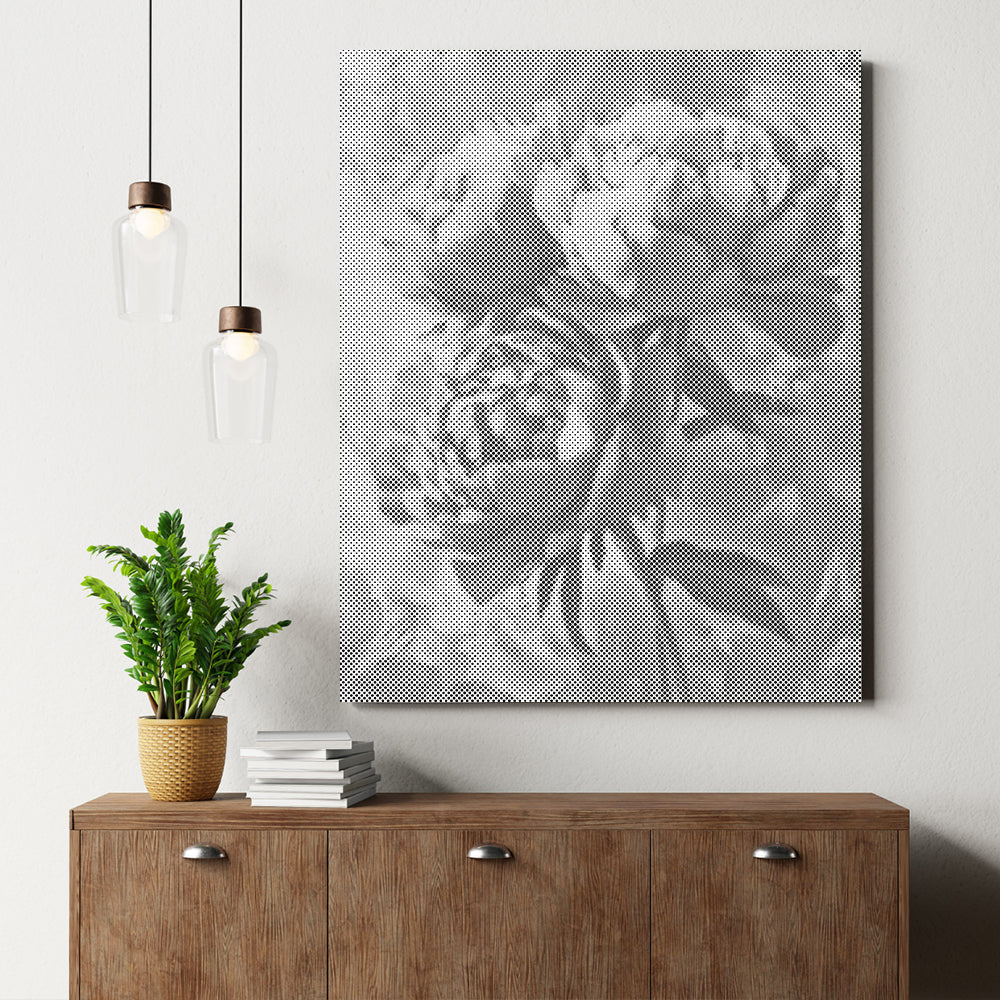 Pink Peony - Malowanie kropkami