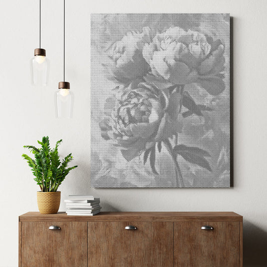 Pink Peony - Malowanie kropkami