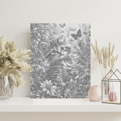 Garden Kitten - Malowanie kropkami