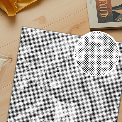 Squirrel In Autumn Leaves - Malowanie kropkami