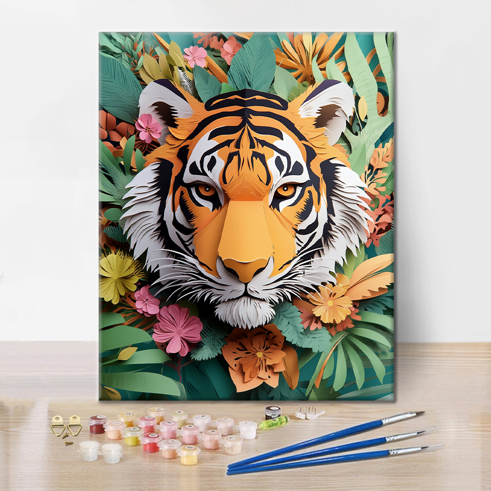 Rozkwit tygrysa - Malowanie według numerów