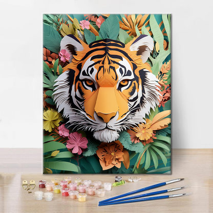 Rozkwit tygrysa - Malowanie według numerów
