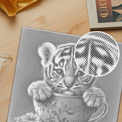 Adorable Tiger Cub - Malowanie kropkami
