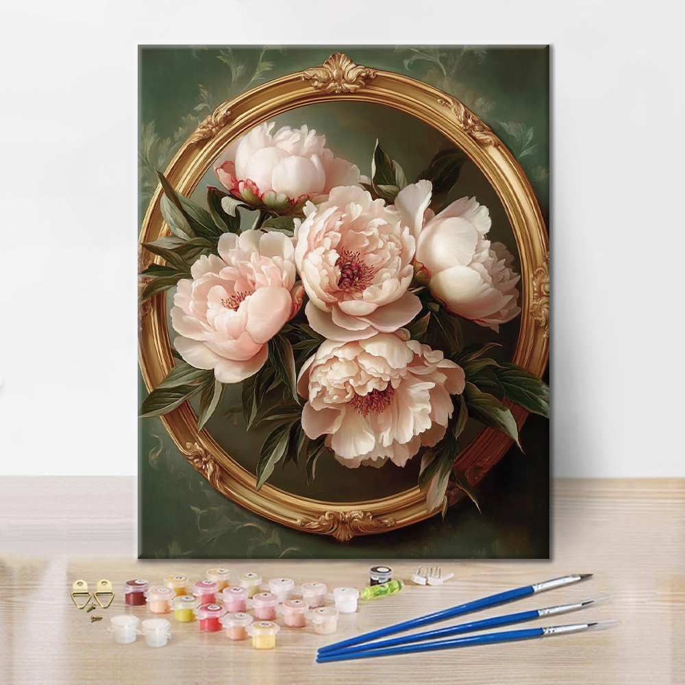 Kwitnące gałęzie - Malowanie według numerów