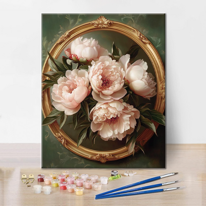 Kwitnące gałęzie - Malowanie według numerów