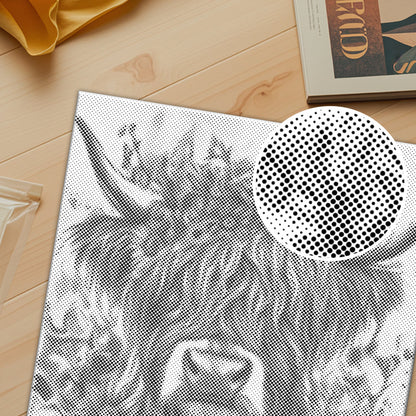 Highland Cattle - Malowanie kropkami