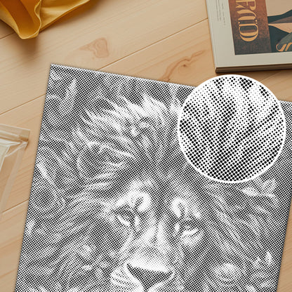 Foliage and Lion's Fury - Malowanie kropkami