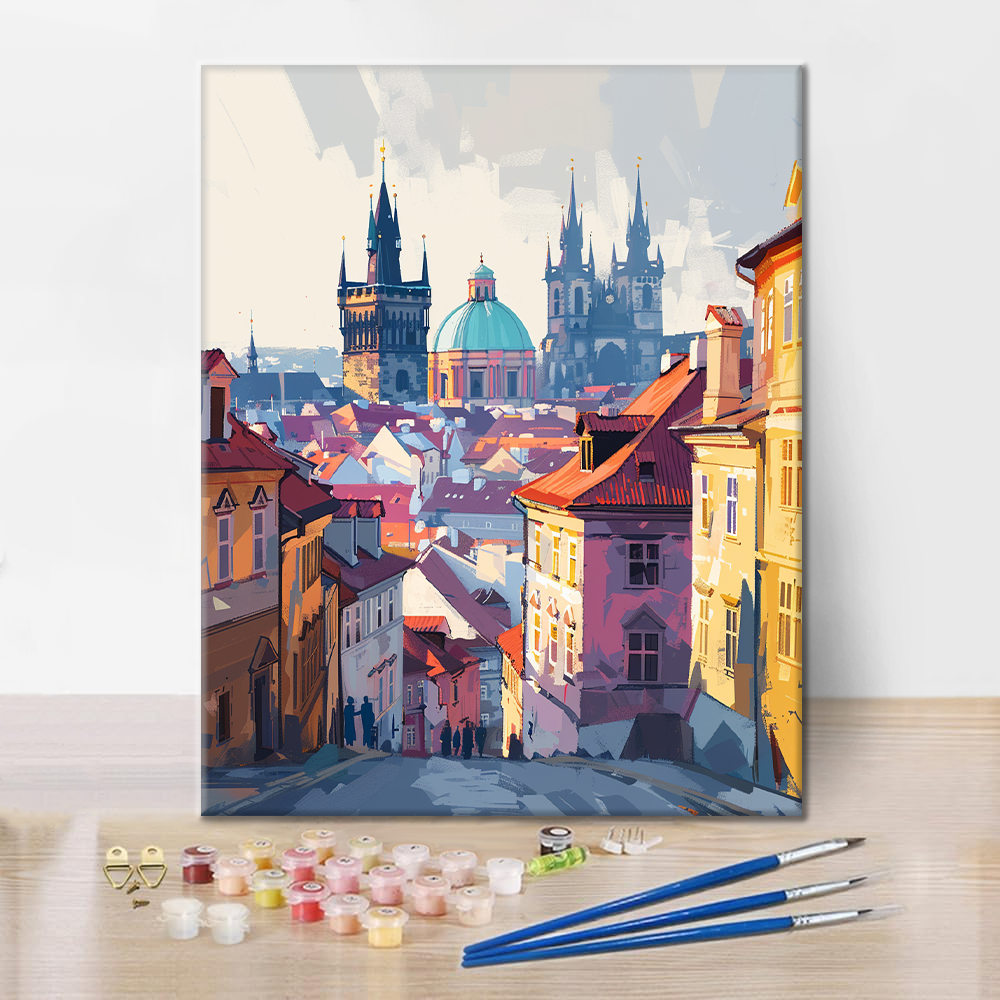 Praga - Malowanie po Numerach