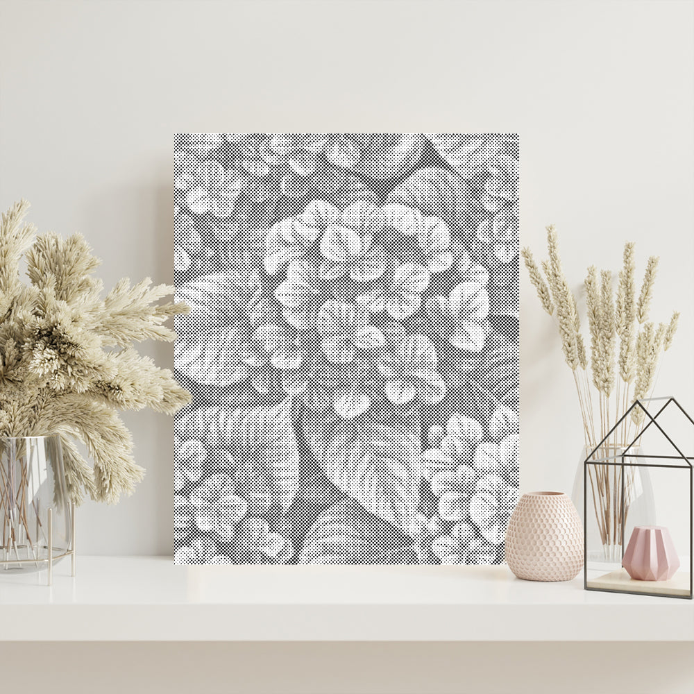 Hydrangeas in Groups - Malowanie kropkami