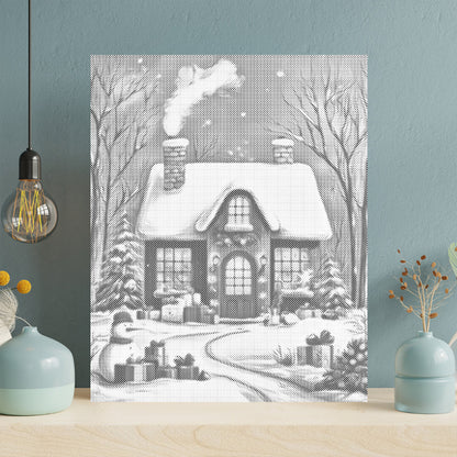 The Christmas House - Malowanie kropkami