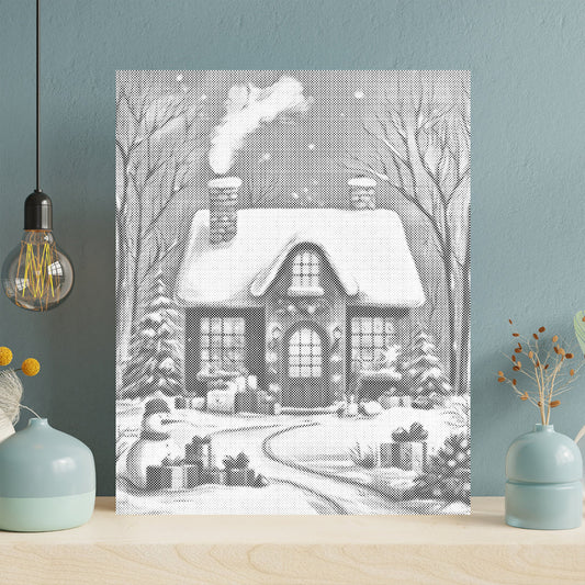 The Christmas House - Malowanie kropkami