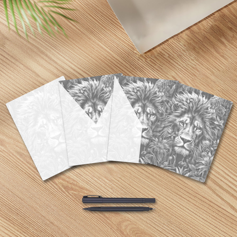 Foliage and Lion's Fury - Malowanie kropkami