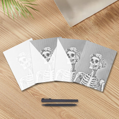 Smiling Skull - Malowanie kropkami