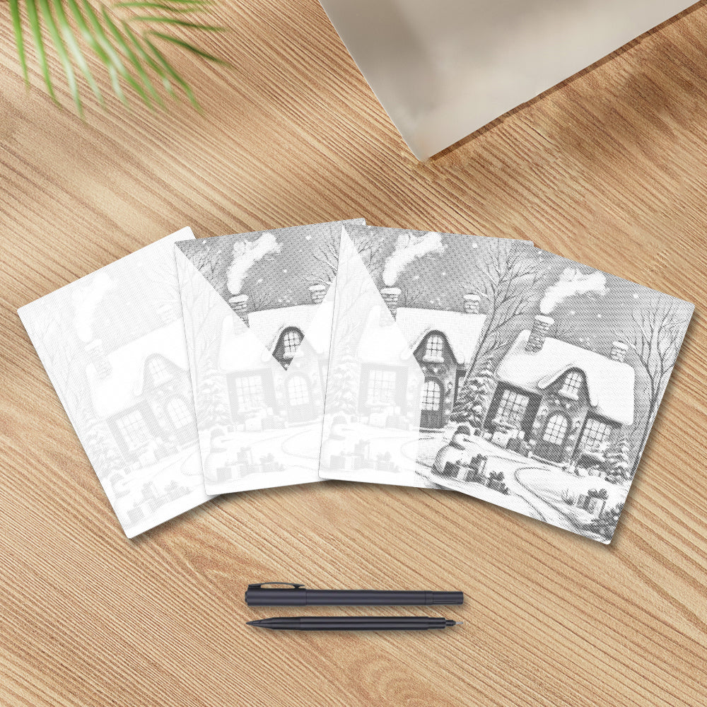 The Christmas House - Malowanie kropkami