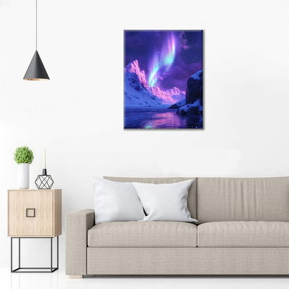 Psychedelic Aurora - Malowanie po numerach