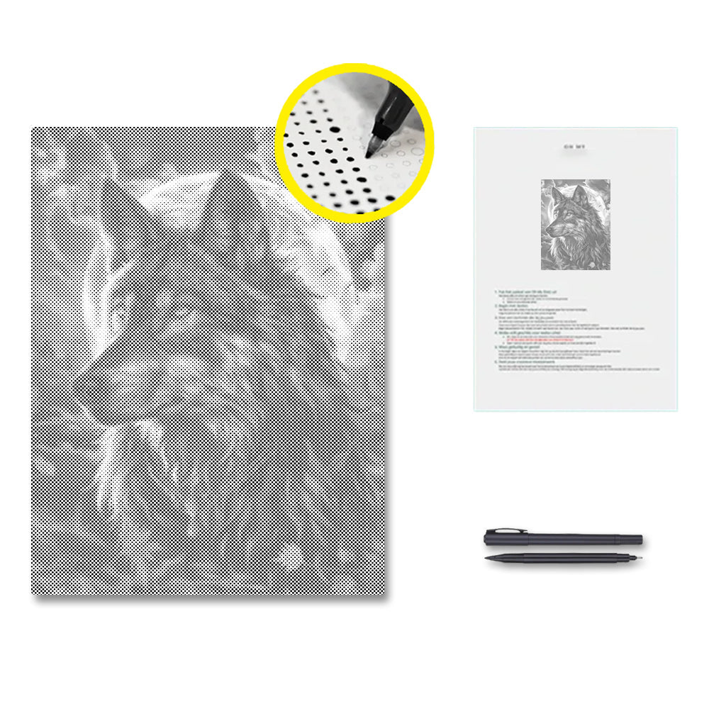 The King of Wolves - Malowanie kropkami