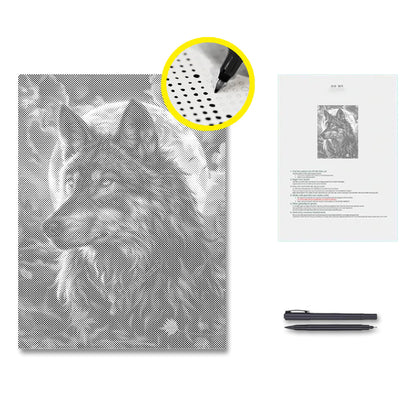 The King of Wolves - Malowanie kropkami