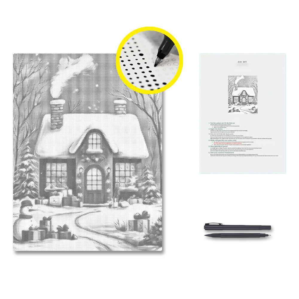 The Christmas House - Malowanie kropkami