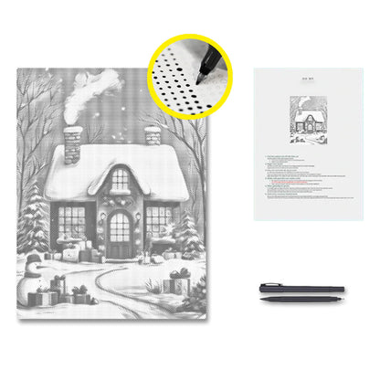 The Christmas House - Malowanie kropkami