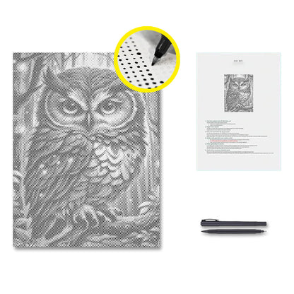 Blue Owl - Malowanie kropkami