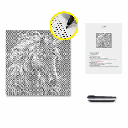 Majestic Unicorn - Malowanie kropkami