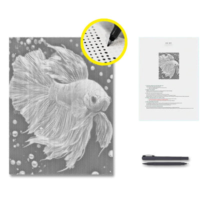 Jewlley Betta Fish - Malowanie kropkami