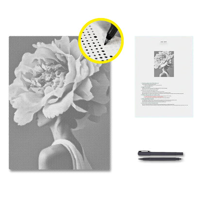 Woman Flower - Malowanie kropkami