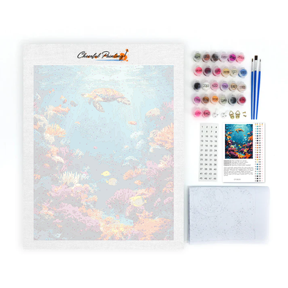 Życie morskie - Malowanie po numerach