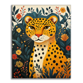 Leopard z Dżungli - Malowanie po Numerkach