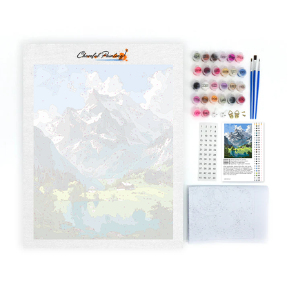 Alpine Solace - Malowanie po numerach