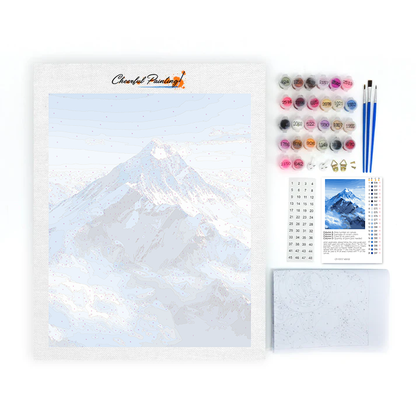 Mt Chomolungma or Qomolangma - Malowanie po numerach