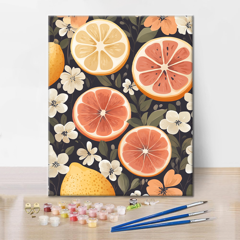 Zapach Cytryny - Malowanie po Numerkach