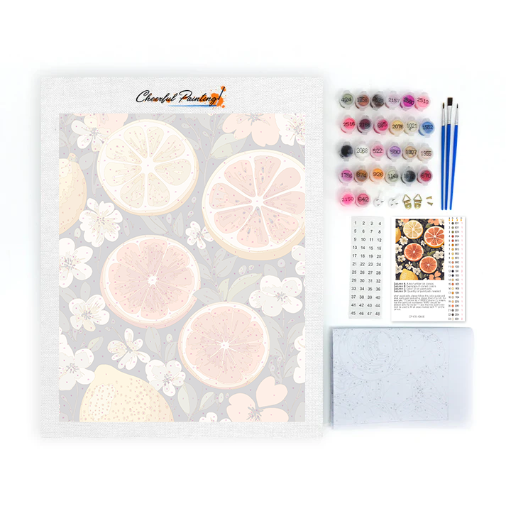 Zapach Cytryny - Malowanie po Numerkach