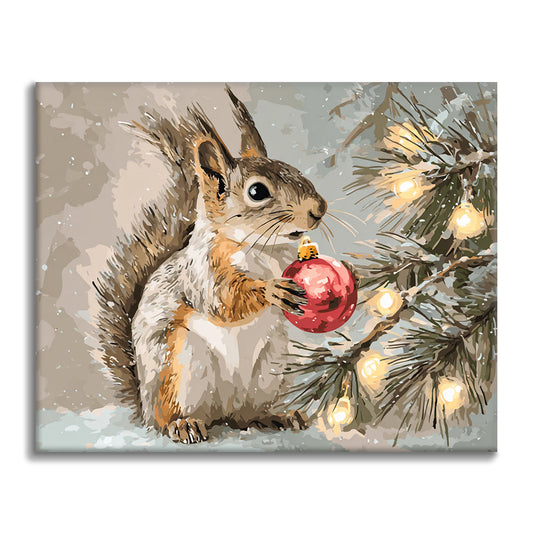 Świąteczny pomocnik – Malowanie po numerach