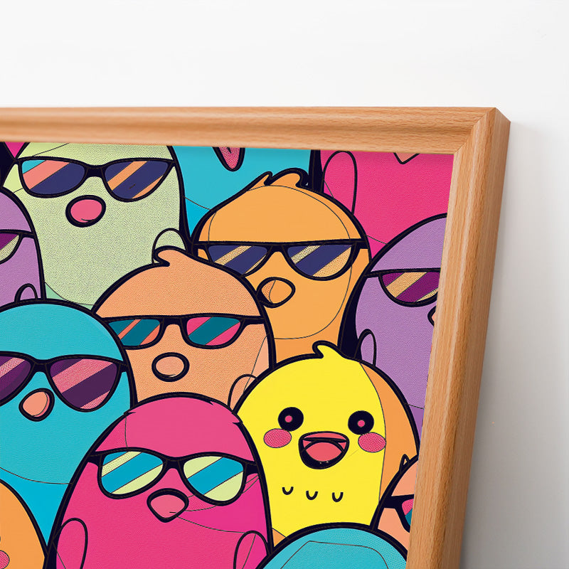 Fajne Ptaki - Drewniana Kolorowanka