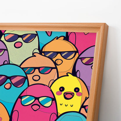 Fajne Ptaki - Drewniana Kolorowanka