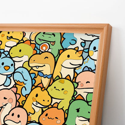 Mały Smok - Drewniana Kolorowanka