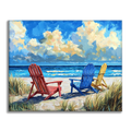 Zestaw Leżaki Plażowe - Malowanie po Numerach - Cheerful Painting