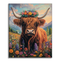 Zestaw Krowa z Highland - Malowanie po Numerach - Cheerful Painting