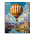 Zestaw Balon na Gorące Powietrze - Malowanie po Numerach - Cheerful Painting