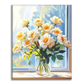 Zestaw Płatki Cytryny przy Oknie - Malowanie po Numerach - Cheerful Painting