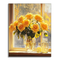 Zestaw Światło i Róże - Malowanie po Numerach - Cheerful Painting