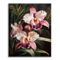 Zestaw Różowa Orchidea - Malowanie po Numerach - Cheerful Painting