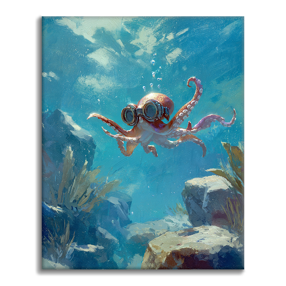 Adventure Octopus - Malowanie po numerach