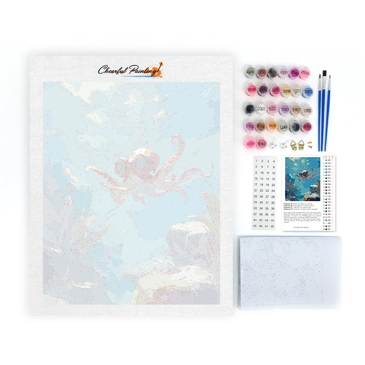 Adventure Octopus - Malowanie po numerach