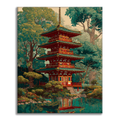 Zestaw Odbicie Bramy Chidori - Malowanie po numerach - Cheerful Painting