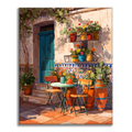 Zestaw Balkon w Kordobie – malowanie po numerach - Cheerful Painting